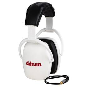 Ddrum 810036853095 Ddsch Wht Studio Class Recording Isolation Headphones For Drummers
