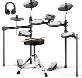 Ded-70 Donner 313036523543 Electric Drum Set Electronic Kit For Beginner With 150 Sound