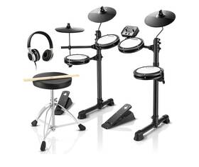 Ded-80 Donner Ec6989 Electronic Drum Set With 4 Quiet Mesh Pads 180 Sounds