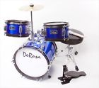 Drm312-bu De Rosa Kids Children Drum Set In Blue Piece