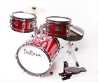 Drm312-rd De Rosa Kids Children Drum Set In Red Piece