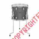 Drpl1214ltgm Dw Performance Series Floor Tom Gun Metal Metallic Lacquer 14 X 12 In 647139224084