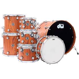 Dektex07td440 Dw Wireless A/e Convertible 7-piece Shell Pck With 22 Inch Bass Le Rsewd Satin Exotic