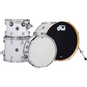 Dektfp04tawm Dw Dwe Wireless A/e Convertible 4-piece Shell Pack With 20 Inch Bass White Marine Pearl
