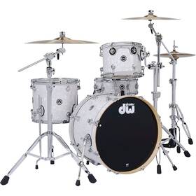 Dektfp04tawmcp Dw Dwe Wireless A/e Convertible 4-piece Drum Set Bndle With 20 Inch Bass/cymbals/hw Wmp