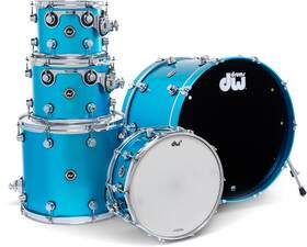 Dektlc05tblbm Dw Dwe 5-piece Shell Pack - Laser Blue Metallic Lacquer