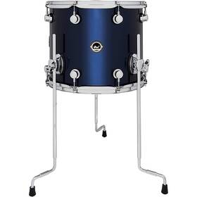 Delc1214ttclmbm Dw Dwe Wireless A/e Convertible Floor Tom With Legs 14 X 12 Midnight Blue Metallic