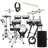 Efd3x-stdset-bo Efnote Electronic Drum Set Black Oak Complete Bundle