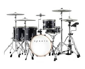 Efnote 570059880466 5x Acoustic Designed Electronic Drum Set - Black Oak Wrap Used