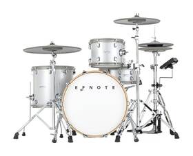 Efnote 810048960590 7 Acoustic Designed Electronic Drum Set - White Sparkle