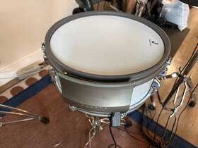 Efd-s1250 Efnote 12 Inch Electronic Snare Drum White Sparkle Excellent Condit