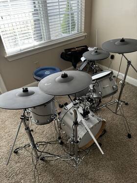 Efd5-ws Efnote 5 Acoustic Style Electronic Drum Set With Upgrades