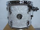 F2005 Sonor Rack Tom 12 X 10 Covered White Pearl Force 2005 Special Edition