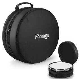 Facmogu P51003-mg-us 14 Inch X5.5 /14 X6.5 Snare Drum Case Thick Foam Padded Drums Bag With Heavy-duty