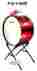 Fev2412-rd Fever 24x12 Drum Bass Tambora With Stand Red 805232327020