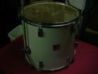 D555pd Floor Nice 16 " X15 Headsize Drum Res 12 Tom White Pro Royce Custom