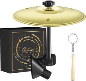 Gdn-cym-1p Gadinan Mini Car Drum Cymbal For Air Vent Gold Crash Standard 1pc