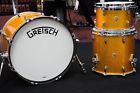 Gknt-kit Gretsch Usa Broadkaster Drum Kit Set Gold Sparkle Kick Tom
