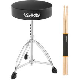 Dt-01 Gleam Drum Throne Height Adjustable - Seat Thick Padded For Adults And Kids Un