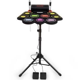 Growdaily 768488297984 Electric Kids Drum Set Electronic Practice 9 Pads With Stand Music R