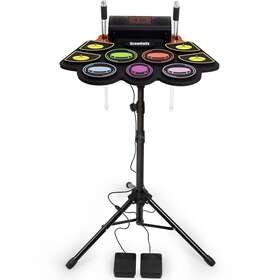 Edp-02 Growdaily Electric Kids Drum Setelectronic Set Practice 9 Pads With Standmusic Rec