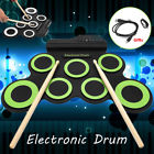 Gsb847429 Roll Up Drum Pads Electronic Kit Set With Foot Pedal