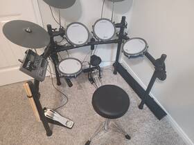 Ace-310 Hampack Edrums Electric Drum Set With 8ftft Pads 12ftft Cymbals C