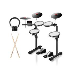 Mk-0-no Hampback Mk-0 Electric Drum Set With 7ftft Quiet Mesh Pads 8ftft Full Rubber Cymbals