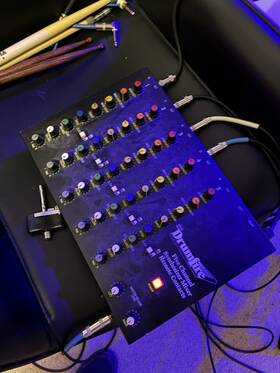Df-500 In-line-effects Drum Fire Synth Brain 100% Function Early 80s
