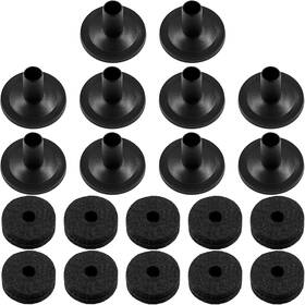 Jiozermi 711181747652 20pcs Cymbal Felts Drum Accessories Includes Felt Sleeves And Was
