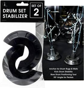 Jk Drum Systems 744759064370 2-pack Hooves Stabilize Your Drumset Non-slip Accessories