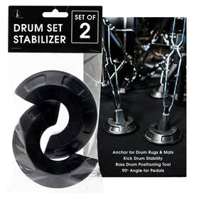 Jk Drumplates 504457794969 2-pack Drum Hooves Stabilize Your Drumset Non-slip Accessories Wit