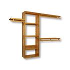 Jlh-530 John Louis Home Depth Simplicity Closet System Honey Maple