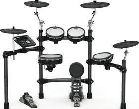 Kt-300 Kat Percussion 840126951561 - Electronic Drum Set With Remo Mesh Heads Kick Pedal And Tennis Beater