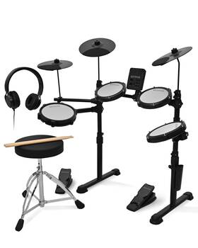 Mtc20 Keyivox Electric Drum Set Adult Electronic For Beginners Adults Kit W