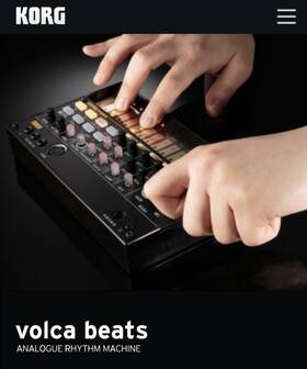 052604 Korg Volca Beats Analog Rhythm Drum Machine With Sequencer And Synthesizer