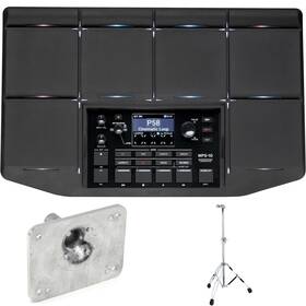 Korgmps10sdbn Korg Mps-10 Drum Percussion And Sampler Pad With Stand