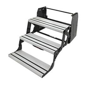 432696 Lippert Alumi-tread Manual Step Black Triple