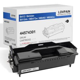 Lovpain 011723405960 B411/b431 44574301 Black Drum Unit 1 Pack Up To 31 000 Pages - Lopain Compatib