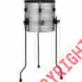 Lp1614 Lp Raw Series Street Can With Legs 14 In 731201485487