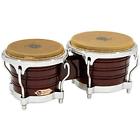 Lp201ax-2dw Lp813606 Latin Percussion Bongos Drum Wine Red Chrome 731201433815