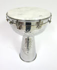 M12tf Light Weight Engraved Nickel Brass Metal Doumbek Drum 844731026980
