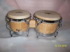 M201-awc Matador Bongos Lp Silver Wood Trim