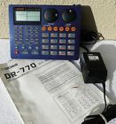 Dr-770 Manual Ship Boss Ps - Orig Cond Dr Drum Machine Rhythm Excel