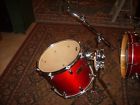 Mapex Pro Tom Drum Red Wood Grain Excellent