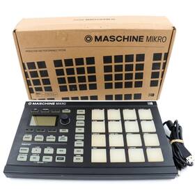 Maschine 042477219314 Native Instruments Mikro Mk2 Black Cables No Installation Disc