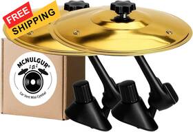Mc10192554 Mcnulgur 2 Pack Car Cymbal Air Vent Mounted Golden 14 Cm Dia
