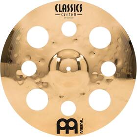 Cc16trc-b Meinl Cymbals 16 Inch Trash Crash Cymbal With Holes - Brilliant