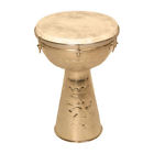 M10jf Mid-east Metal "x16 Head Fiberskyn Doumbek Internal Jingles 10 "