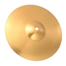 Bp10j572x14c Milisten 10 Inch Drum Cymbal Brass Crash Ride Hi-hat Jazz Percussion Golden